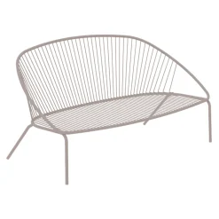 Divano da Giardino Impilabile in Acciaio Zincato Made in Italy – Sansa
