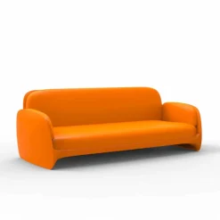 Divano da giardino in polietilene design moderno Pezzettina by Vondom