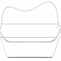 Divano da giardino in polietilene design moderno Sabinas by Vondom