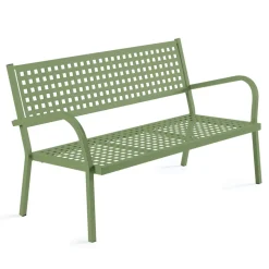 Divano da Giardino 2 Posti con Struttura in Acciaio Made in Italy - Nilda