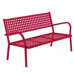 Divano da Giardino 2 Posti con Struttura in Acciaio Made in Italy - Nilda