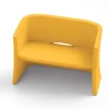 Divano da Giardino 2 Posti in Polietilene Colorato Made in Italy - Gomez