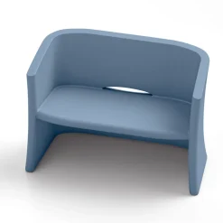 Divano da Giardino 2 Posti in Polietilene Colorato Made in Italy - Gomez