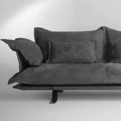 Divano design moderno in pelle Shita, 170, 220 oppure 250 cm