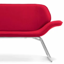 Divano in similpelle da attesa di design made in Italy Cesare