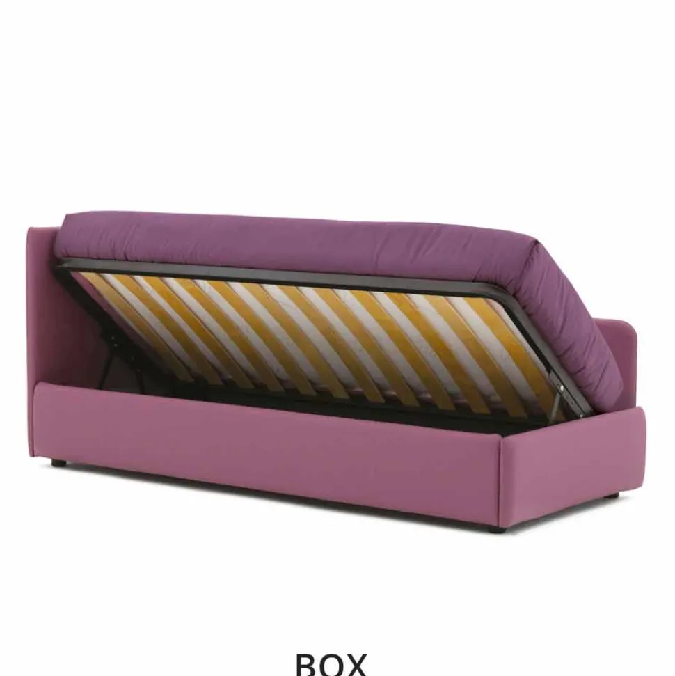 Divano Letto di Design in Similpelle Sfoderabile Made in Italy - Rallo