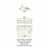 Divano Letto Matrimoniale in Tessuto di Design Realizzato in Italia - Anemone