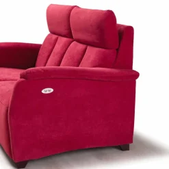 Divano motorizzato 2 posti con 1 seduta elettrica Gelso,design moderno
