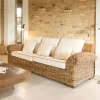 Divano 2 o 3 Posti Outdoor in Abaca con Cuscini – Lagertha