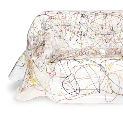 Divano Plexiglass Bianco o Multicolor Riciclabile Interno Esterno - Jolly