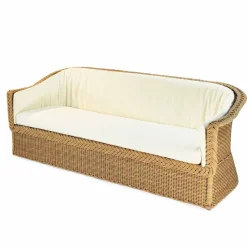 Divano 3 posti da esterno in polietilene intrecciato a mano Oslo