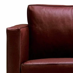 Divano 2 Posti Imbottito e Rivestito in Pelle Made in Italy Pregiato - Centauro