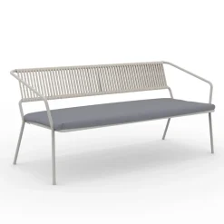 Divano 2 Posti per il Giardino con Cuscino Incluso Made in Italy - Prato