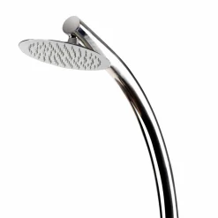 Doccia da Esterno con Rubinetto a Vitone in Acciaio Inox Made in Italy - Yuki