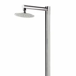 Doccia Esterna in Acciaio Inox con Rubinetto Temporizzato Made in Italy - Modeo