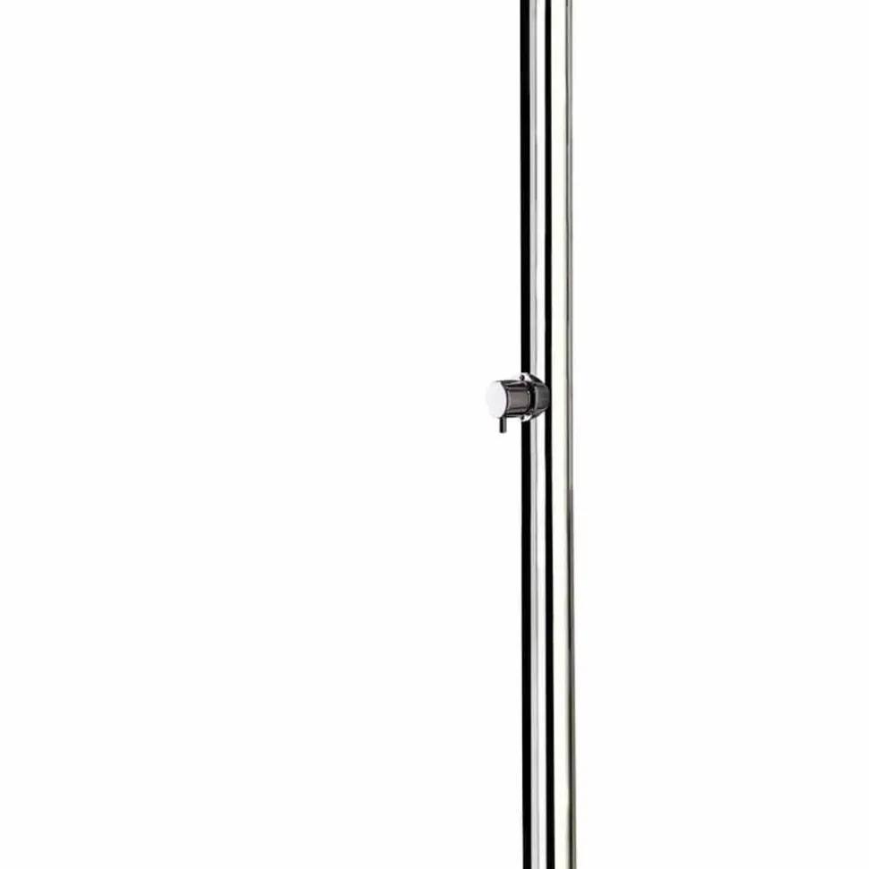 Doccia Esterna in Acciaio Inox Cromato con Miscelatore Made in Italy - Modeo