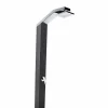 Doccia Solare da Giardino in Acciaio Inox Verniciato Nero Made in Italy - Werner