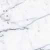 Due Sottobicchieri in Marmo Bianco e Grigio con Sughero Made in Italy - Jessa