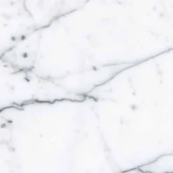 Due Sottobicchieri in Marmo Bianco e Grigio con Sughero Made in Italy - Jessa