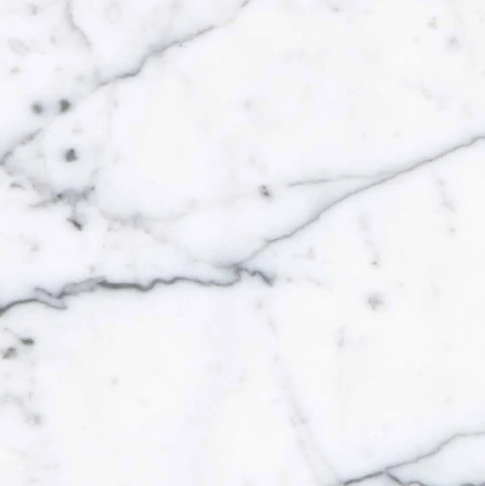 Due Sottobicchieri in Marmo Bianco e Grigio con Sughero Made in Italy - Jessa