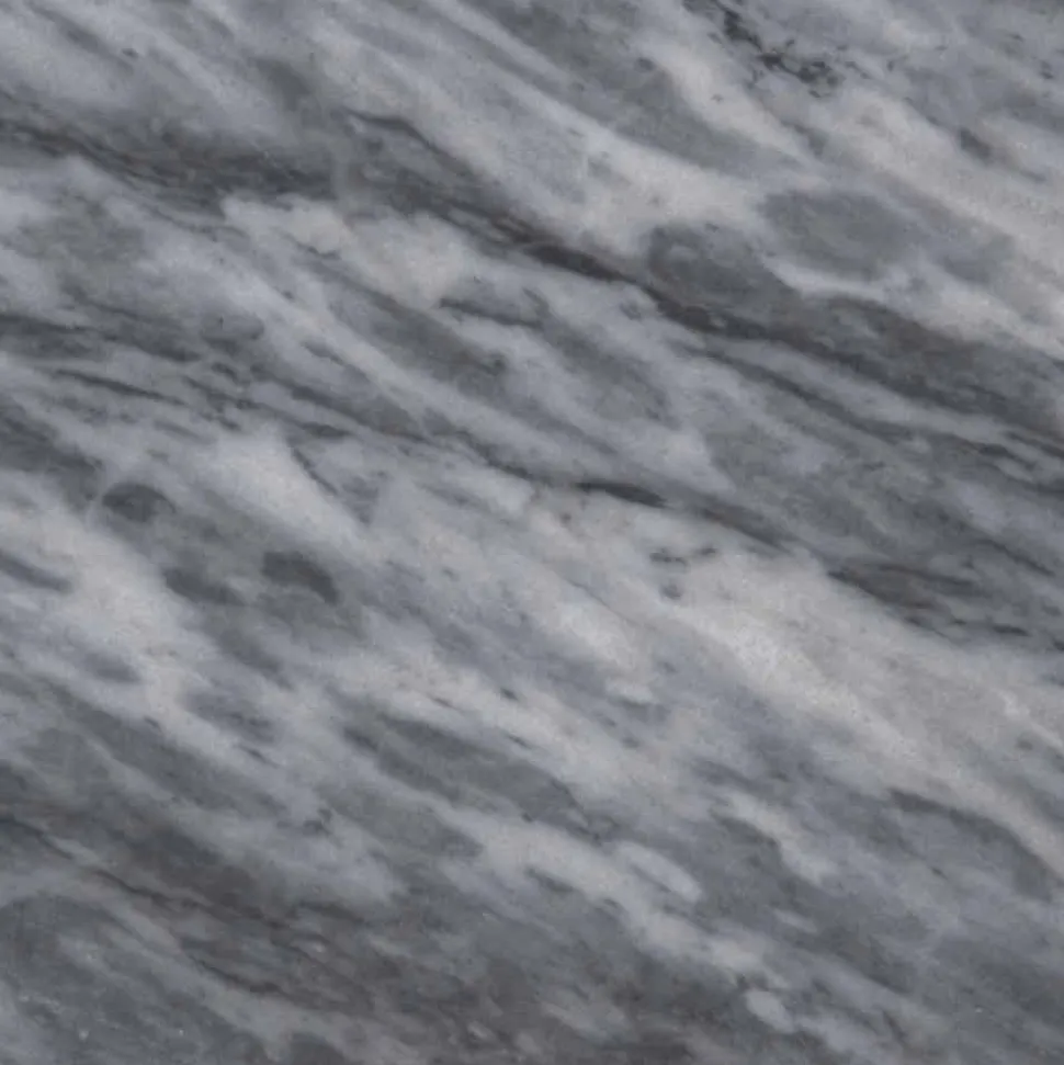 Due Sottobicchieri in Marmo Bianco e Grigio con Sughero Made in Italy - Jessa