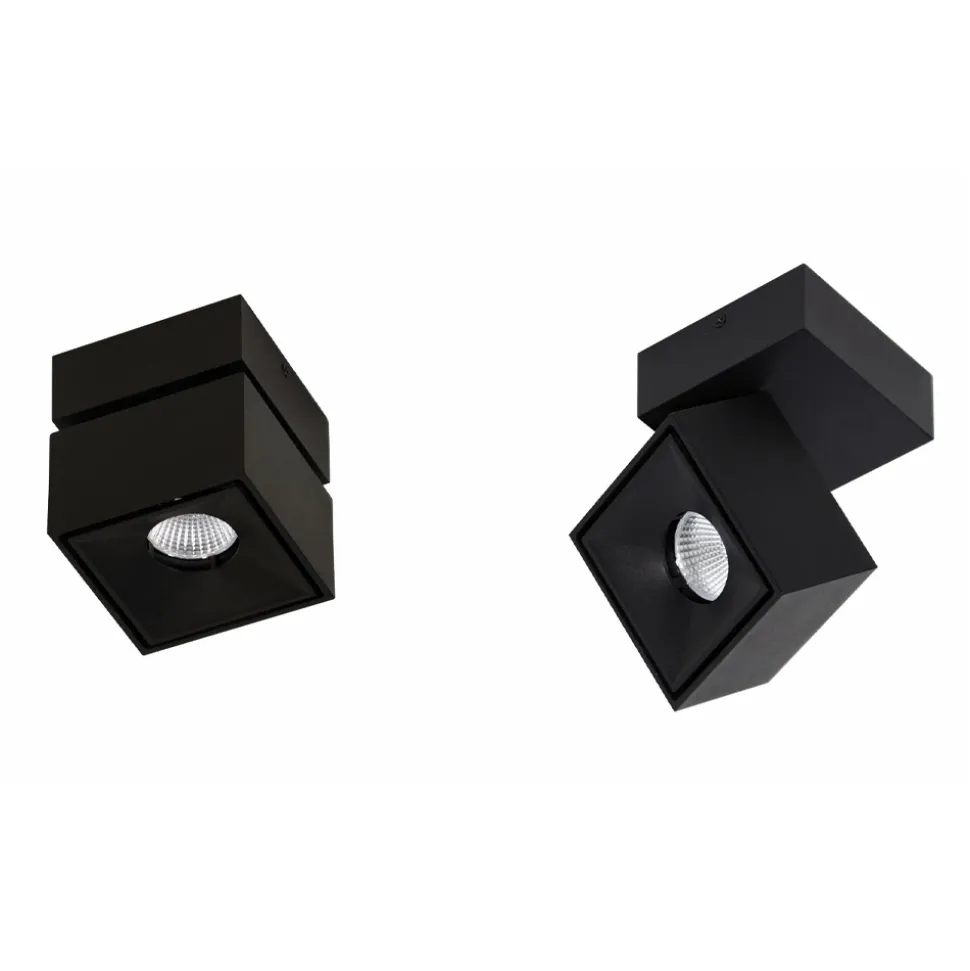 Faretto a Led da Parete o Soffitto in Alluminio Bianco o Nero - Vernon