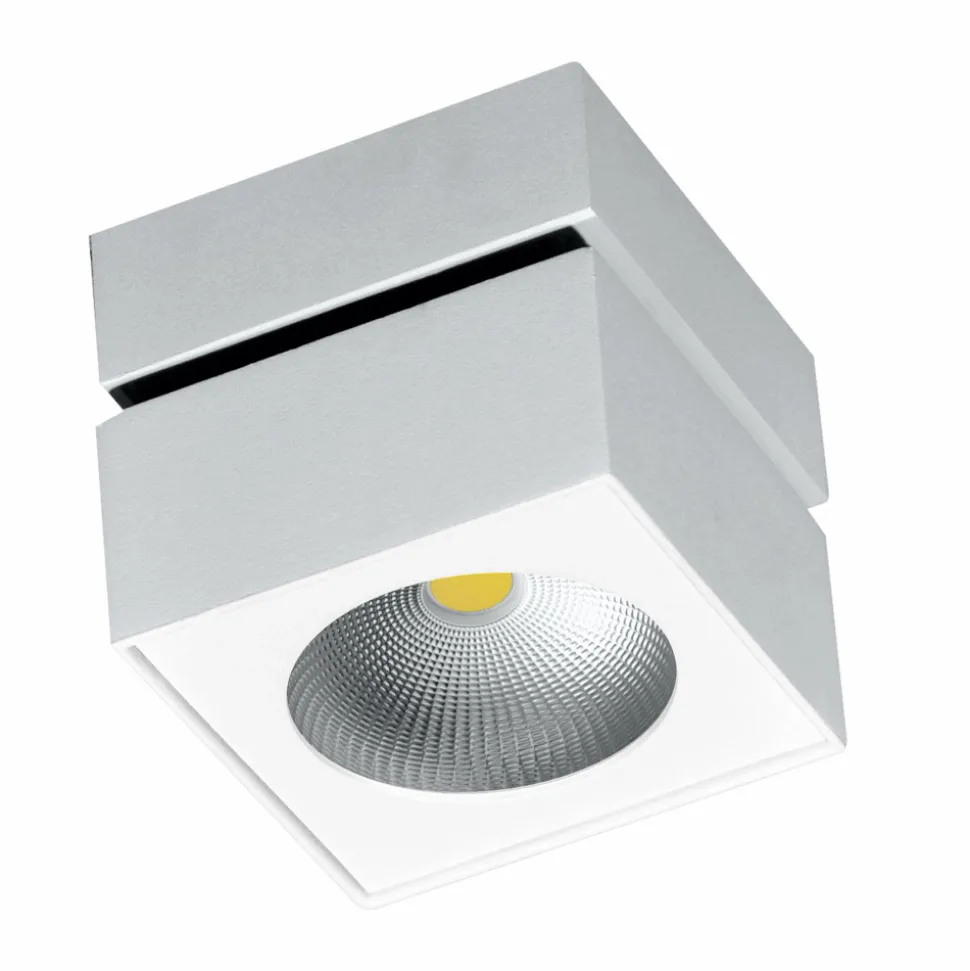 Faretto Applique Orientabile Led 14W in Alluminio Bianco o Nero - Vernon