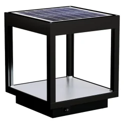 Faretto Led Solare Portatile in Alluminio Bianco, Nero o Corten - Bettina