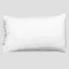 Federa di Lino con Pizzo Bianco per Letto Design di Lusso Made in Italy - Kiss