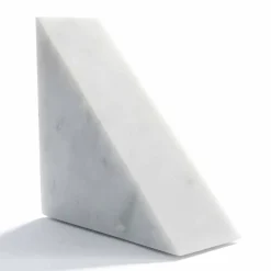 Fermalibro di Design in Marmo Bianco di Carrara Moderno Made in Italy - Tria