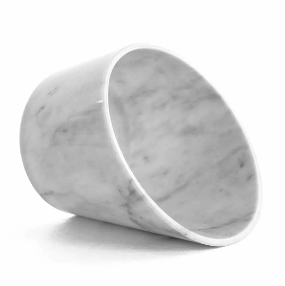 Glacette per Vino o Champagne in Marmo Bianco di Carrara Made in Italy - Ciotti