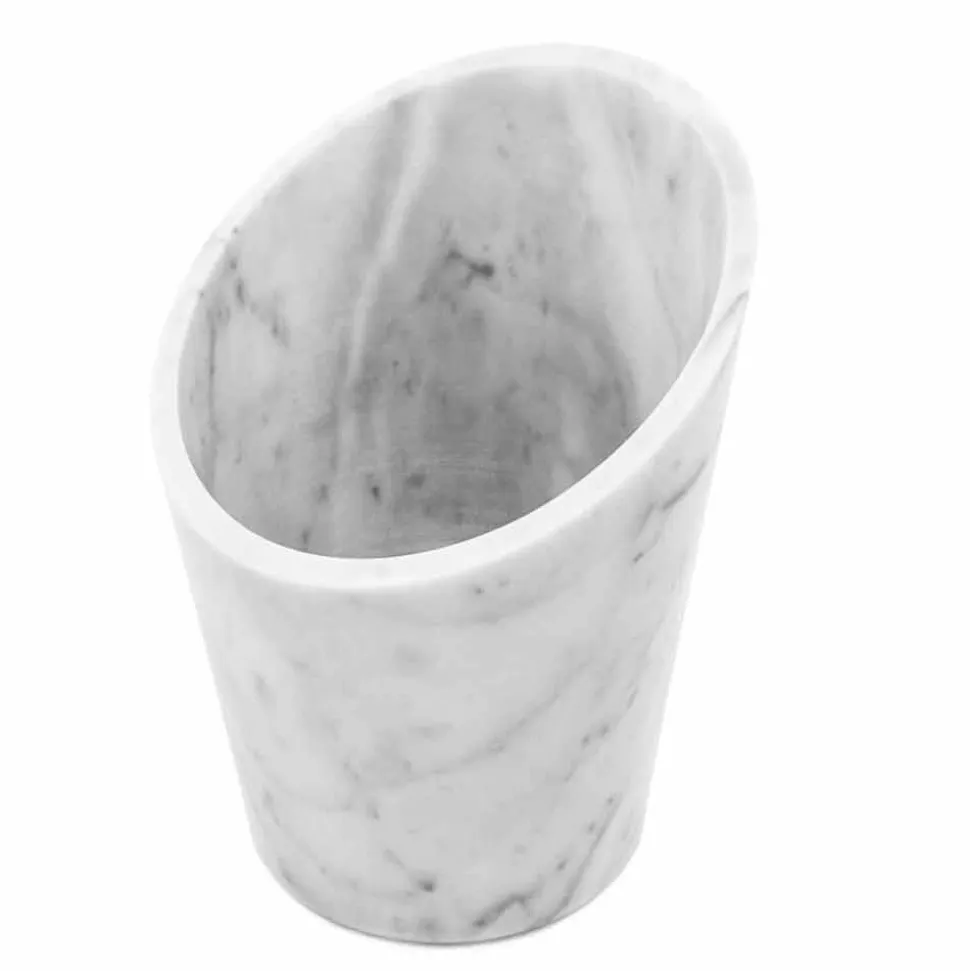 Glacette per Vino o Champagne in Marmo Bianco di Carrara Made in Italy - Ciotti