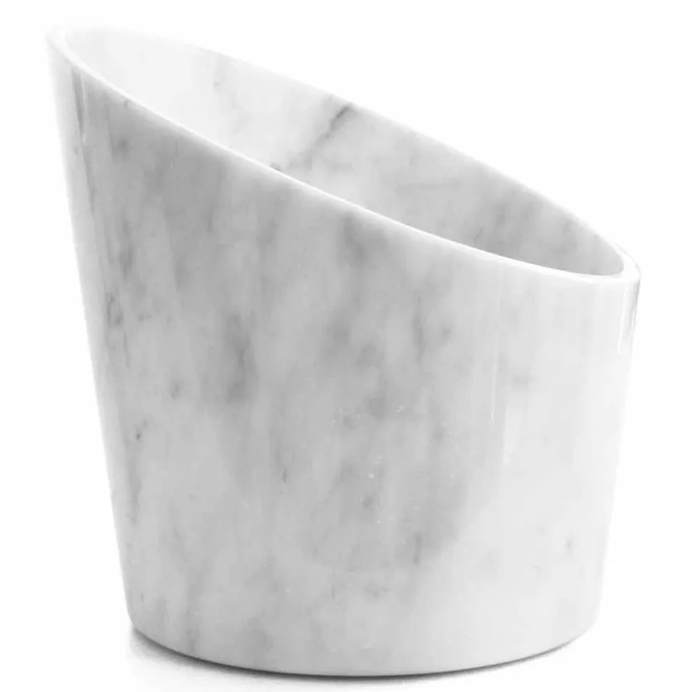 Glacette per Vino o Champagne in Marmo Bianco di Carrara Made in Italy - Ciotti