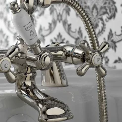 Gruppo Bordo Vasca Classico con Doccetta in Ottone Made in Italy - Ercolina