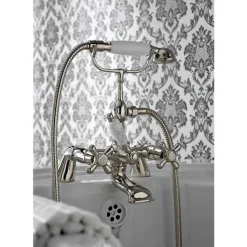Gruppo Bordo Vasca Classico con Doccetta in Ottone Made in Italy - Ercolina