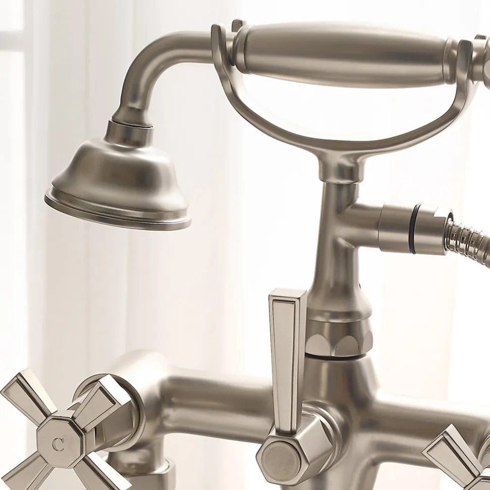 Gruppo Vasca da Pavimento in Ottone Made in Italy, Stile Vintage – Silvana