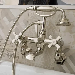 Gruppo Vasca in Ottone Made in Italy, Stile Vintage – Silvana