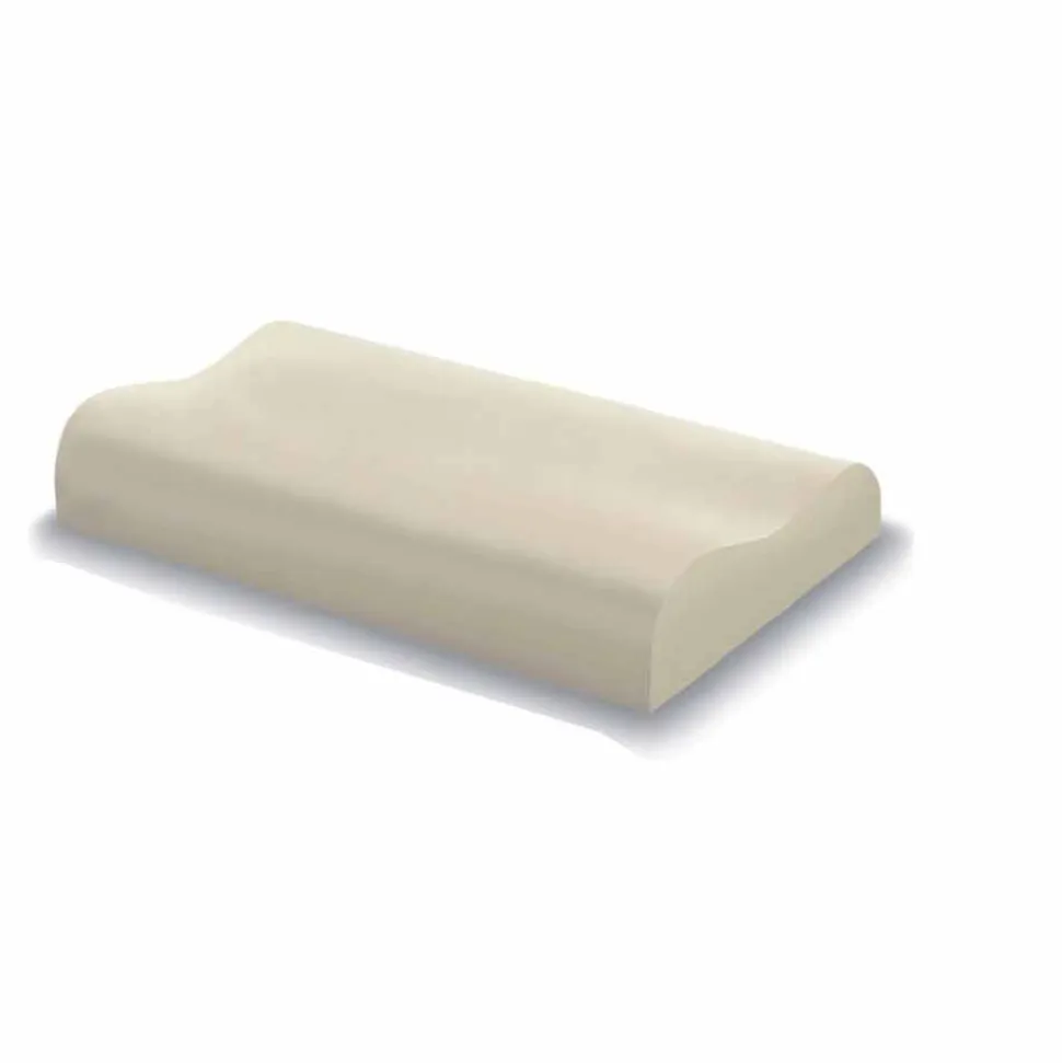 Guanciale a Doppia Onda in Memory Foam Alto 10 cm Made in Italy, 2 Pezzi – Nimes