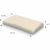 Guanciale in Memory Foam Ergonomico Alto 13 cm Made in Italy, 2 Pezzi – Magnolia