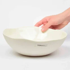 2 Insalatiere in Porcellana Bianca Pezzi Unici di Design Italiano - Arciconcreto