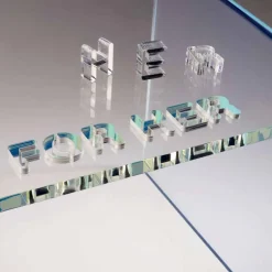 Insieme di 2 Comodini di Design Moderno in Metacrilato Made in Italy – Leielui
