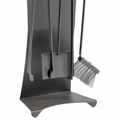 Insieme di 4 Strumenti da Camino in Acciaio di Design Made in Italy - Chandler