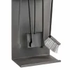 Insieme di 4 Strumenti in Acciaio Nero per il Camino Made in Italy - Rachel