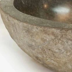 Kai lavabo da appoggio in pietra naturale River Stone, pezzo unico