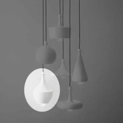 Lampada a LED Sospesa in Ceramica Made in Italy  - Lustrini L3 Aldo Bernardi