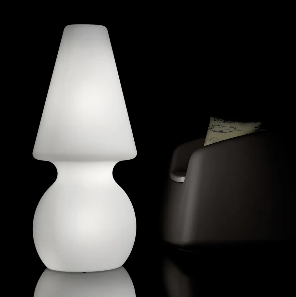 Lampada a Luce Led per Interni in Polietilene Made in Italy - Alvarez