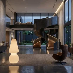 Lampada a Luce Led per Interni in Polietilene Made in Italy - Alvarez