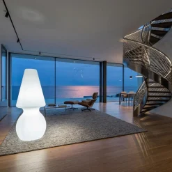 Lampada a Luce Led per Interni in Polietilene Made in Italy - Alvarez