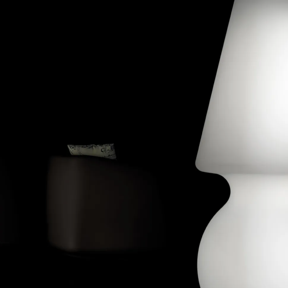 Lampada a Luce Led per Interni in Polietilene Made in Italy - Alvarez
