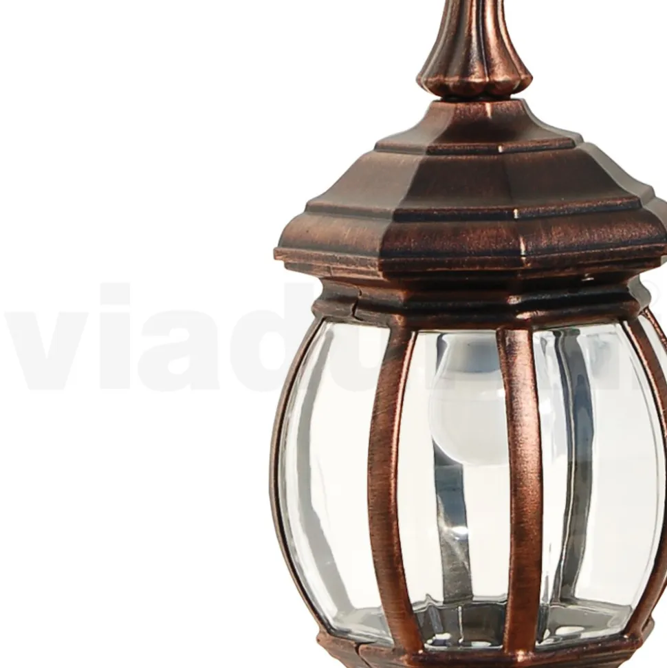 Lampada a Muro da Esterno Stile Vintage in Alluminio Made in Italy - Leona